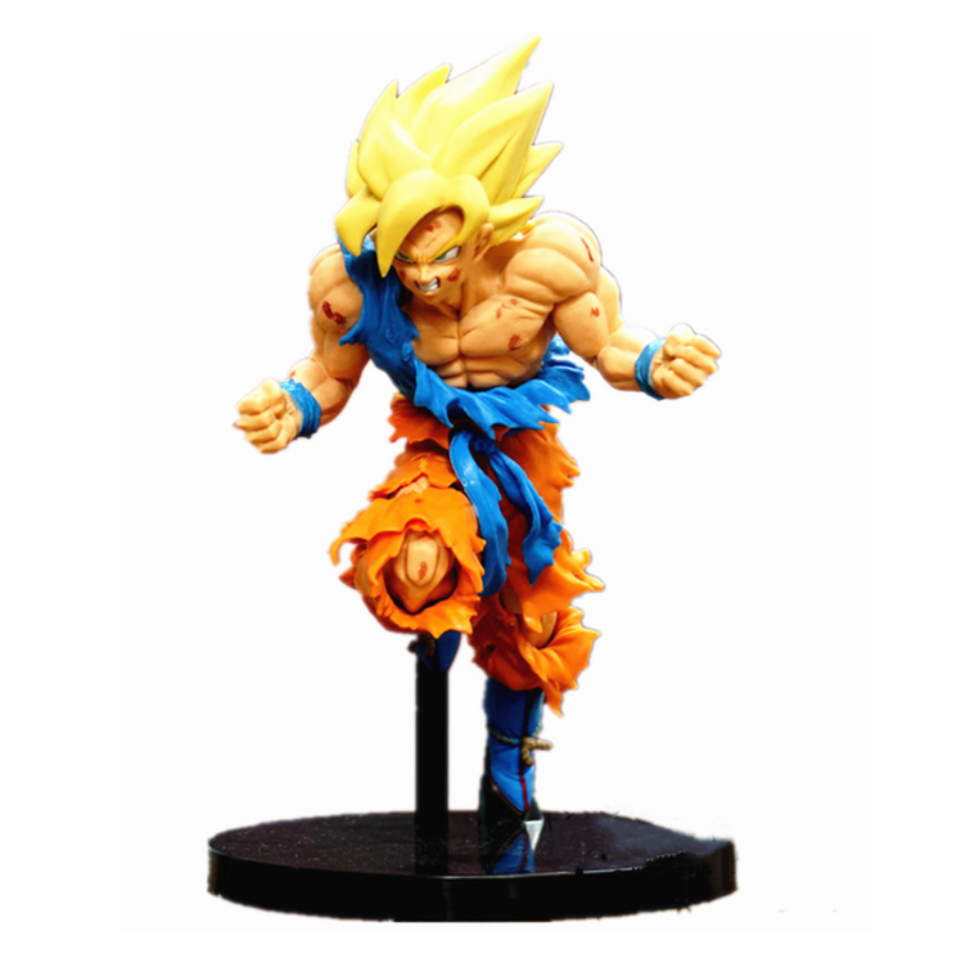 Juguete Muñeco Figura Goku SSJ Volando Dragon Ball Z Anime 22 CM
