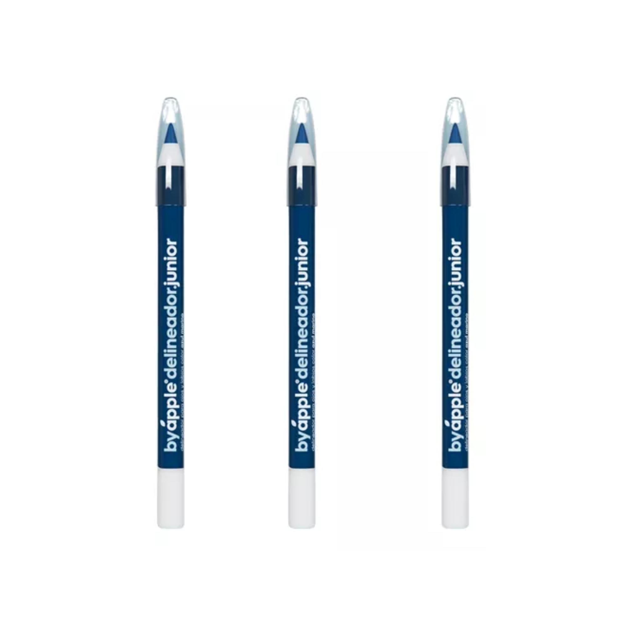      3 Pack Delineador Junior Para Ojos Y Labios By Apple Tonos ( TONO Azul marino )