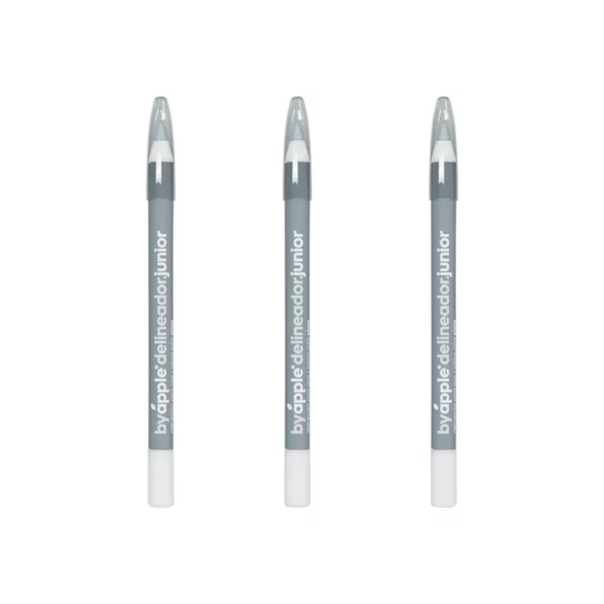      3 Pack Delineador Junior Para Ojos Y Labios By Apple Tonos ( TONO Plata )