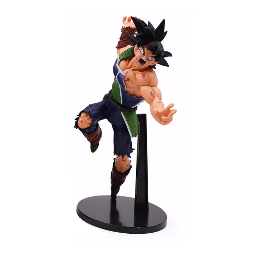 Juguete Muñeco Figura Bardock Peleando Dragon Ball Z Anime 22 Cm.
