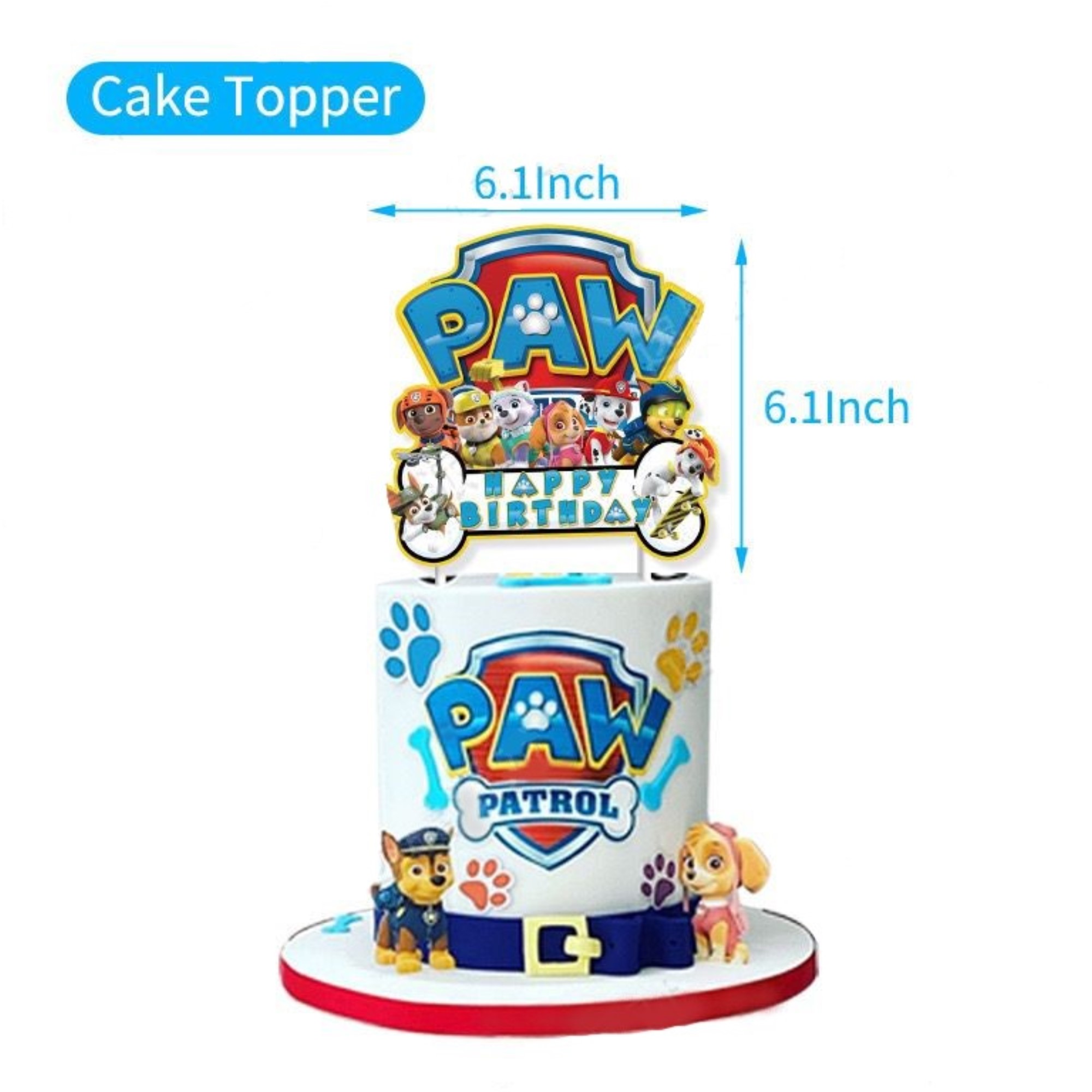 Globos De Cumpleaños Decoración Kit De Fiesta Paw Patrol 