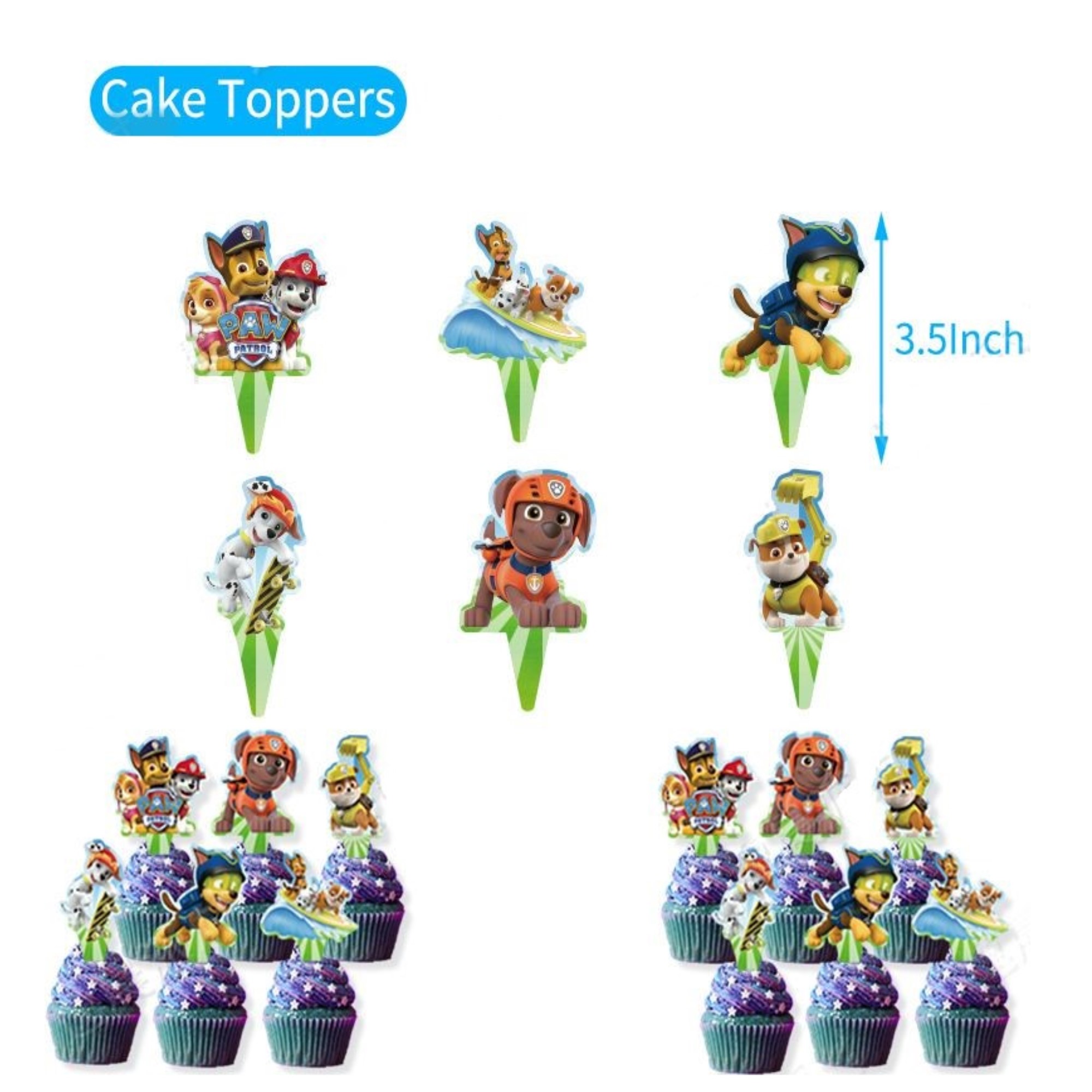 Globos De Cumpleaños Decoración Kit De Fiesta Paw Patrol 