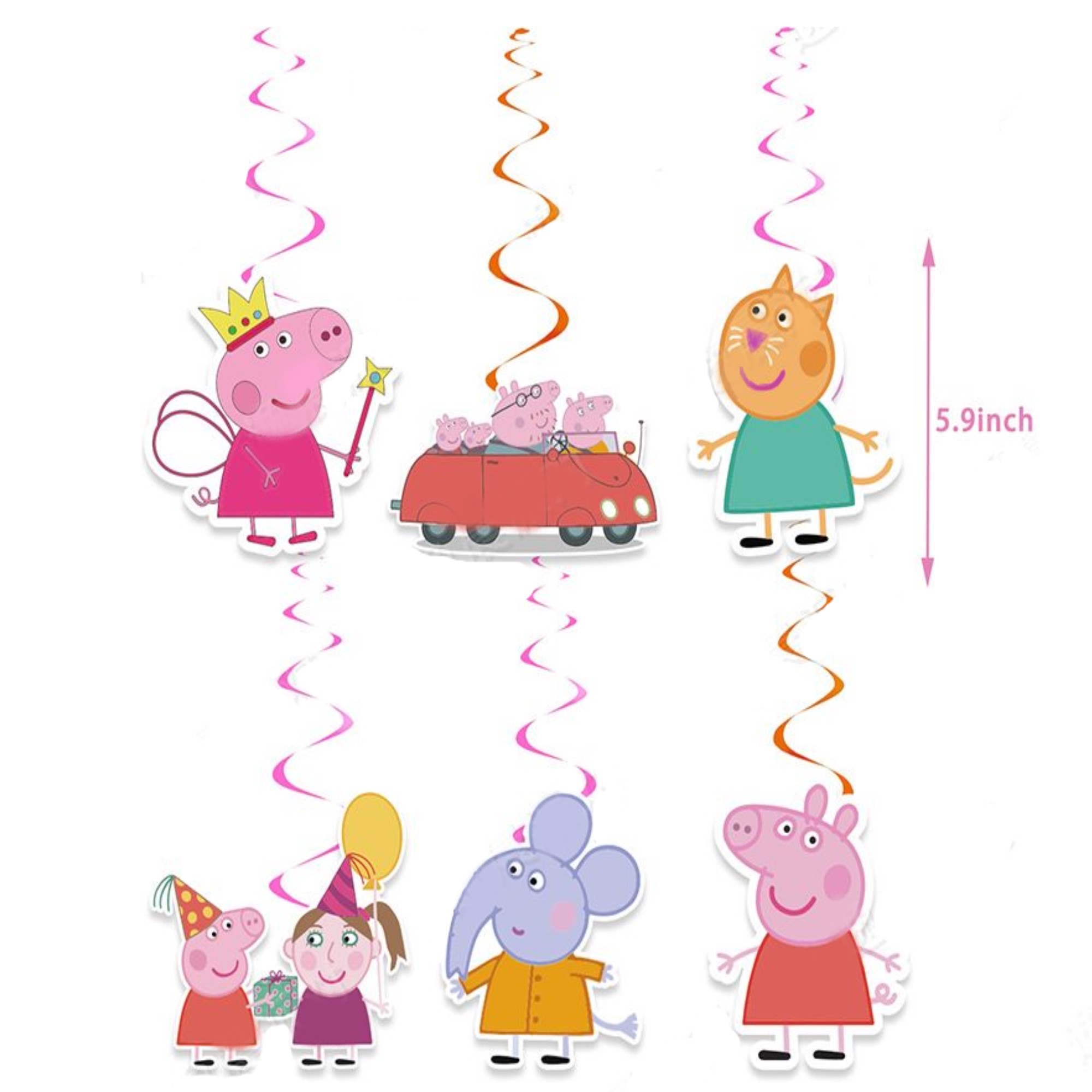 Peppa Globos De Cumpleaños Decoración Kit De Fiesta