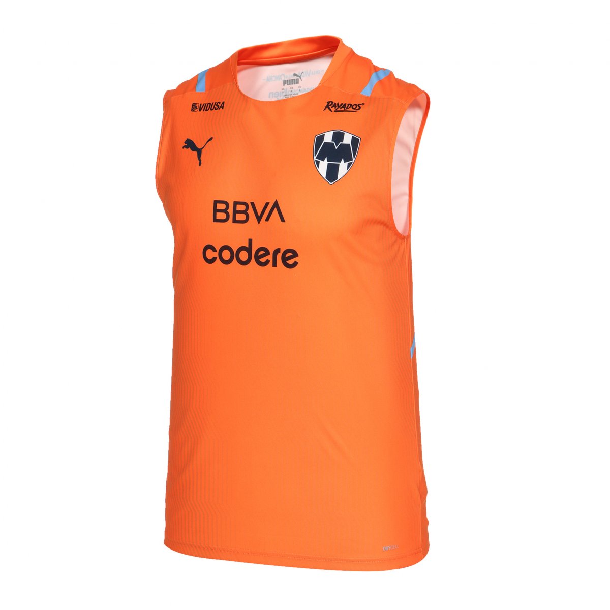 Jersey Playera Musculosa Sin Mangas De Rayados De Monterrey