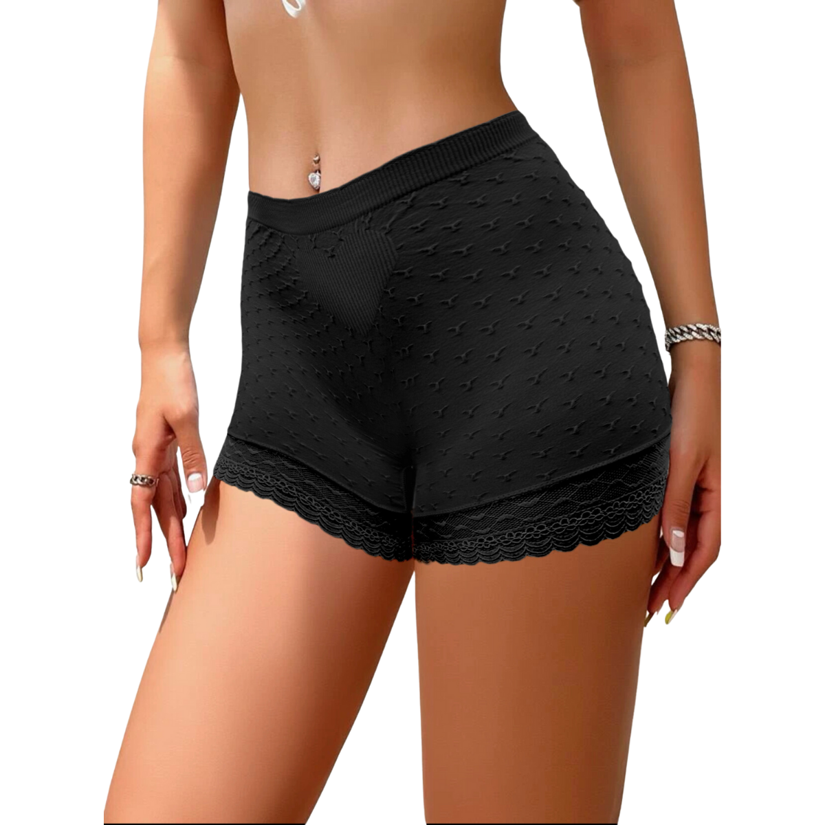 Pack 3 Shorts Corto Interior Con Faja Alta Mujer Boxer Dama