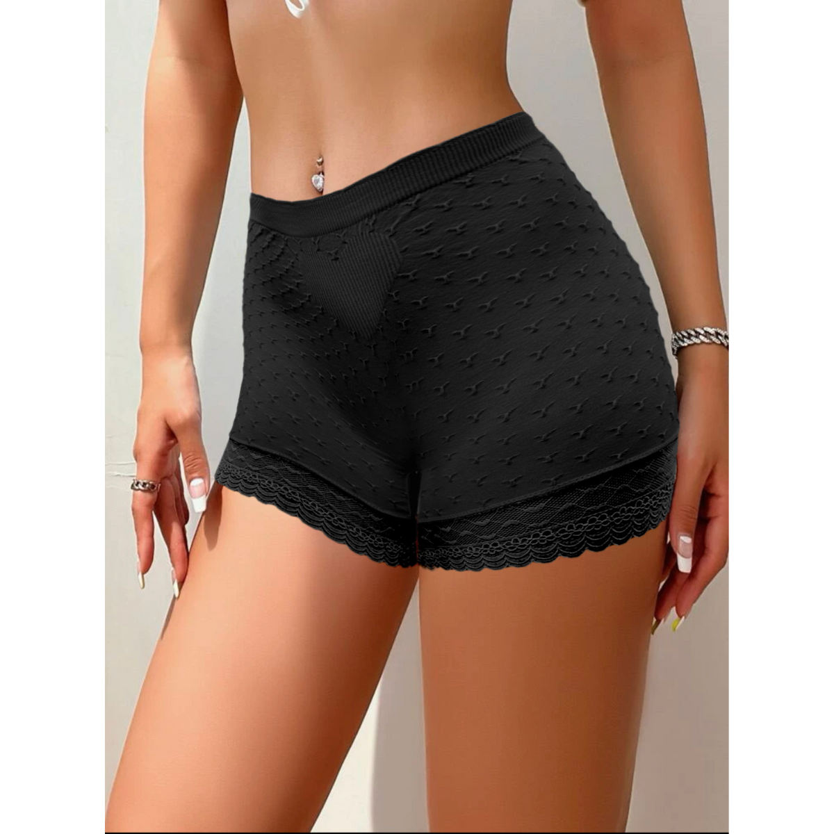 Pack 3 Shorts Corto Interior Con Faja Alta Mujer Boxer Dama