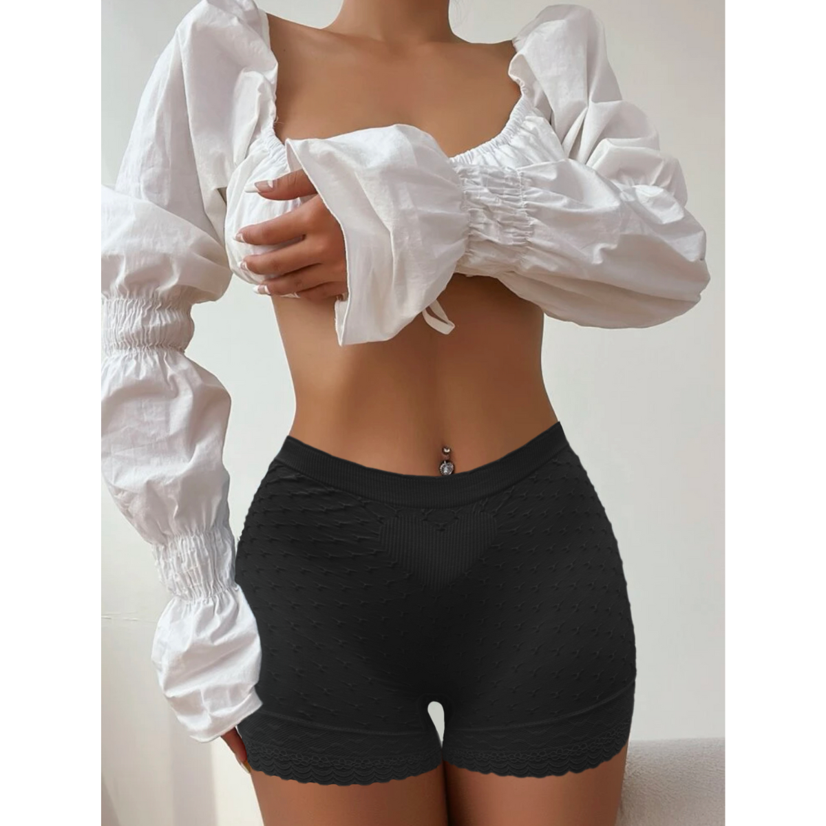 Pack 3 Shorts Corto Interior Con Faja Alta Mujer Boxer Dama