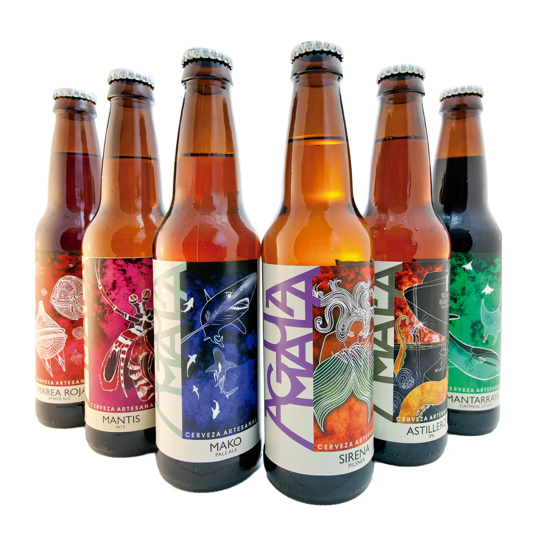 Kit Cerveza Artesanal Agua Mala Y Billar