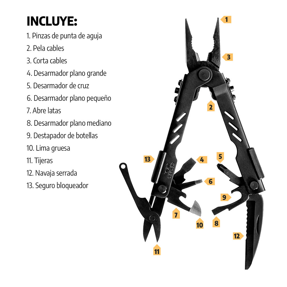 Multiherramienta 400 Negro Gerber