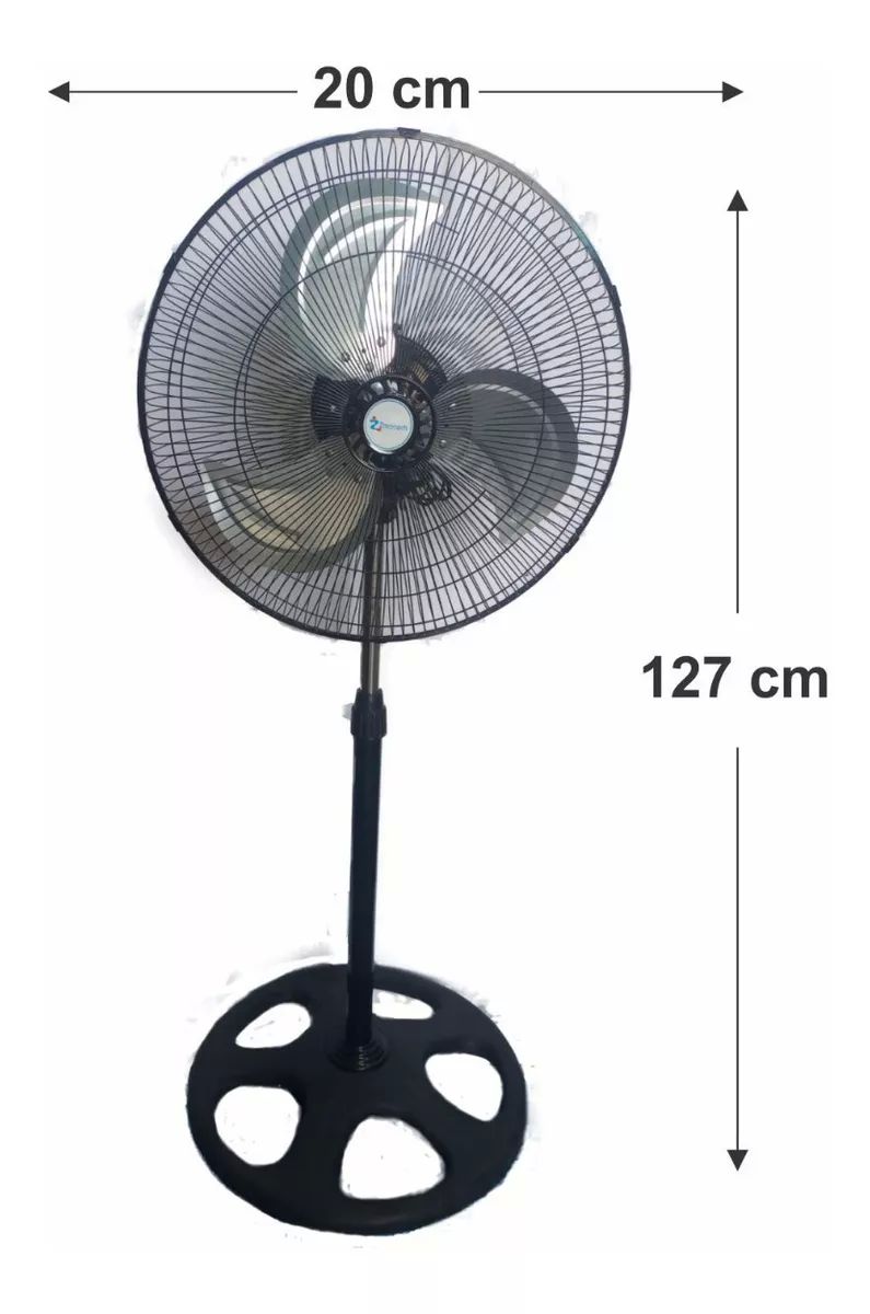 Ventilador Pedestal 18 Pulgadas Zmartech Vpm18zt
