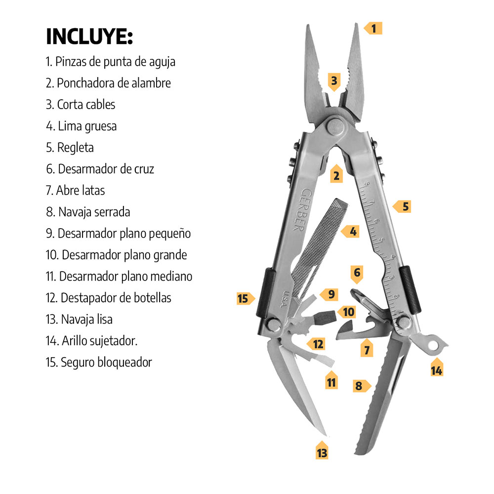 Multiherramienta 600 Plata Gerber