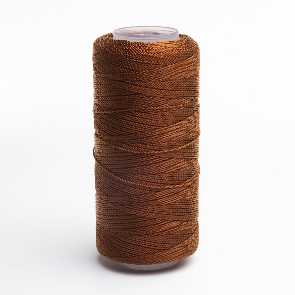 Caja 6 Pzs Hilo Crochet Nylon Café Selanusa