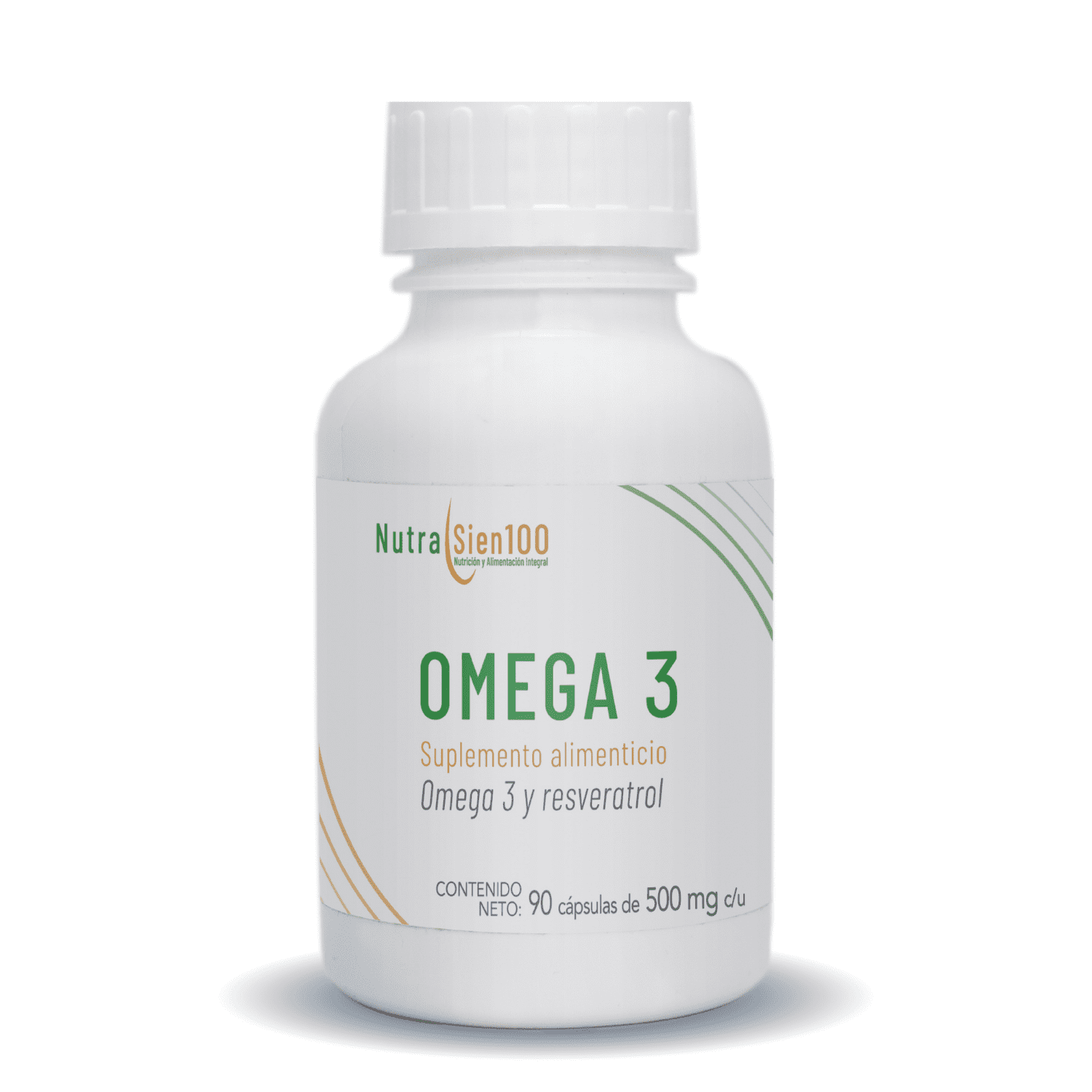 Nutrasien100 OMEGA 3 Puro de Salmón con Resveratrol 900 mg Omega 3 Alta concentración 90 cápsulas. No se repite