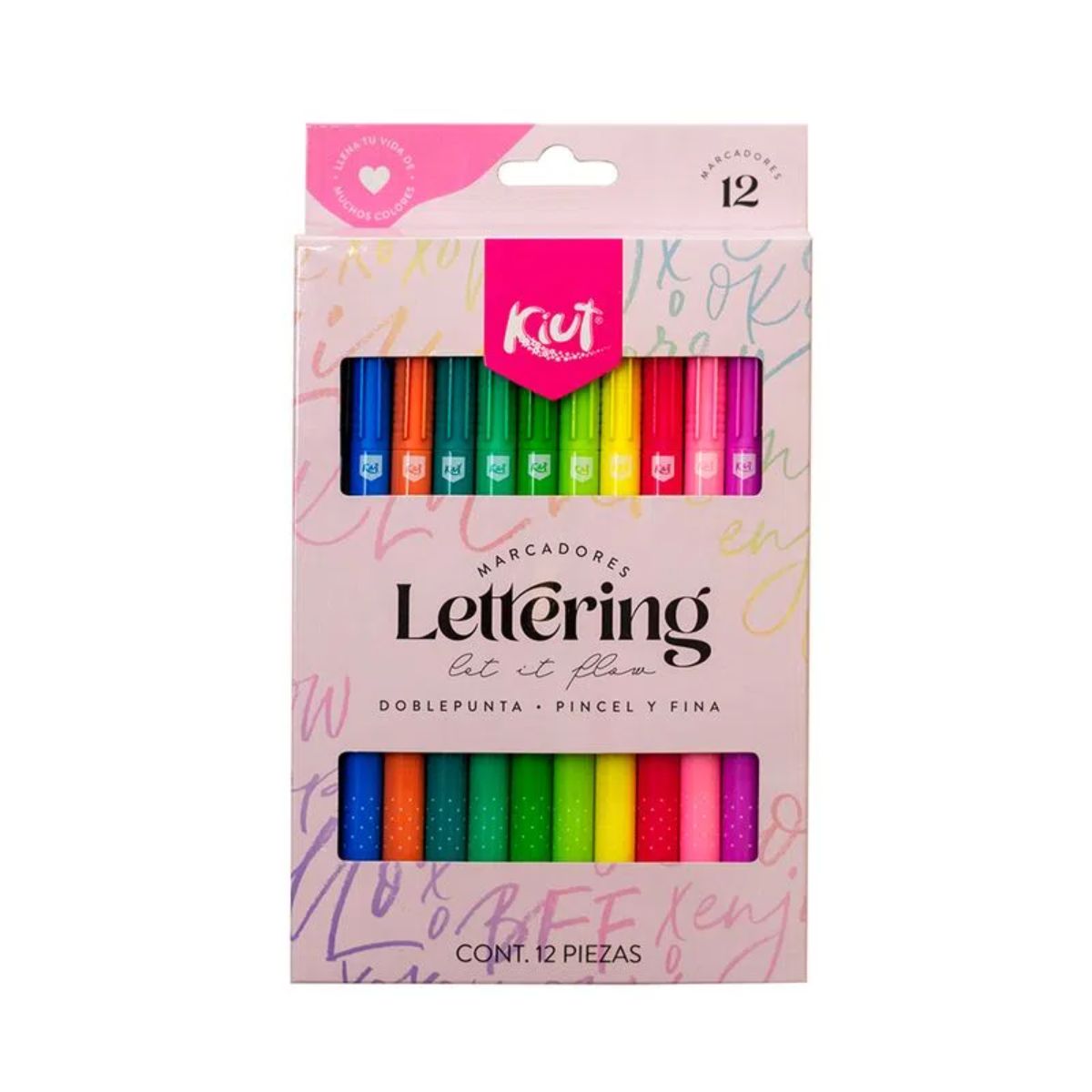 Plumones Punta Doble Pincel Profesional 32 Colores De Rotuladores Para  Lettering