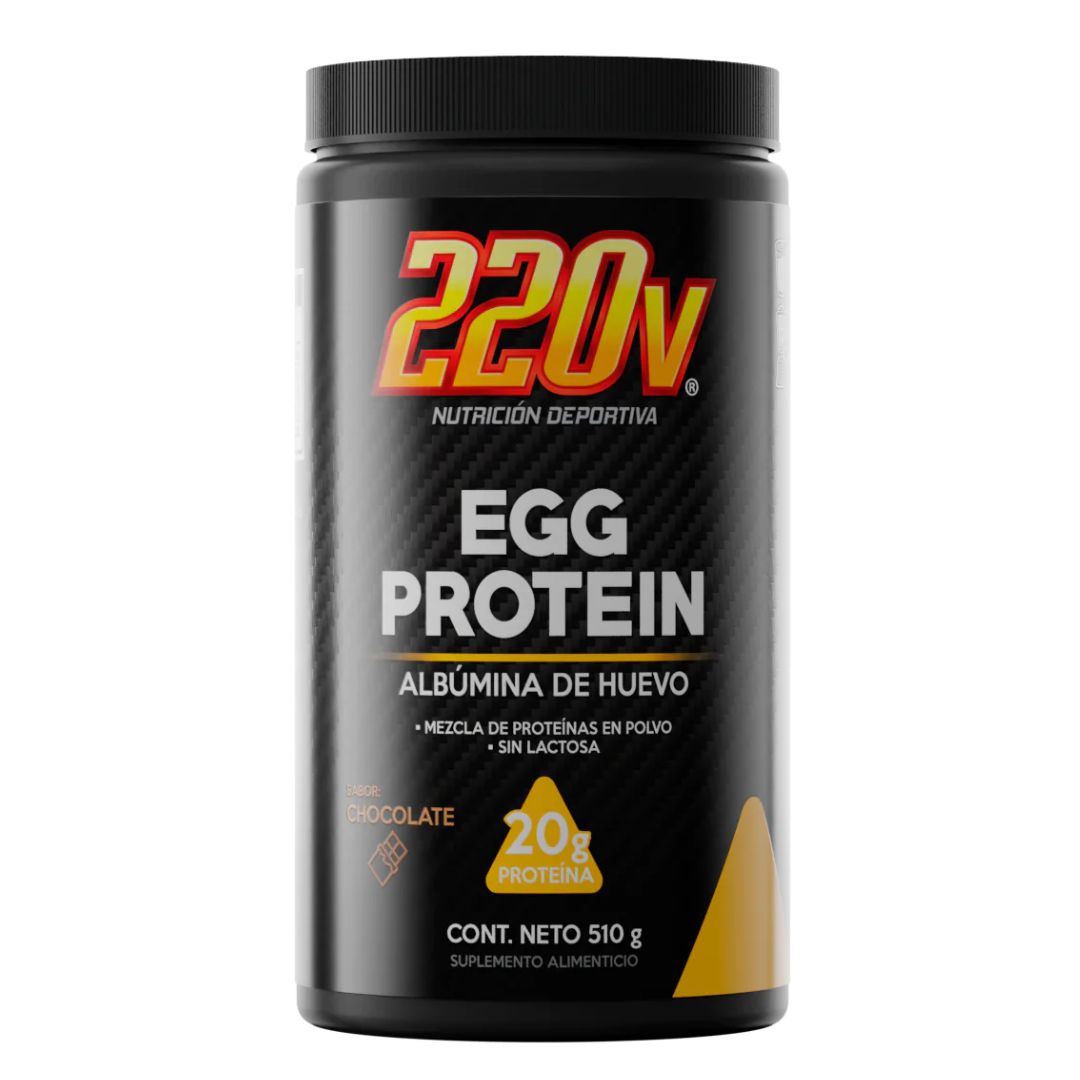 Proteina Egg 220V Sabor Chocolate 510g Solanum