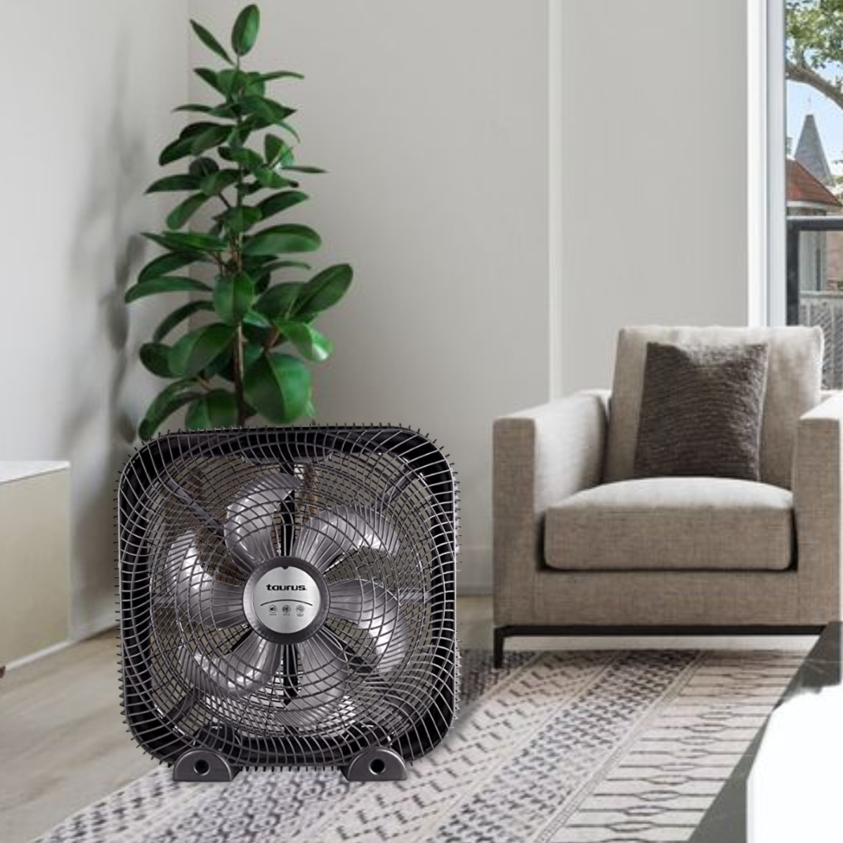 VENTILADOR TAURUS 20" CUADRADO