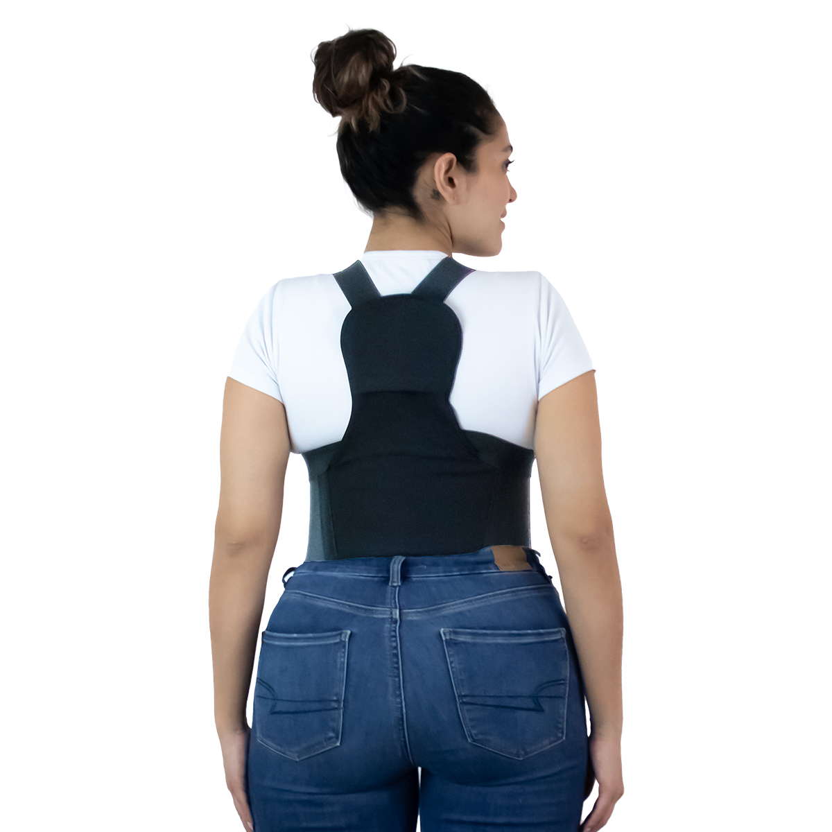 Corrector de Postura incluye Gel Frío o Caliente,Descanso muscular,Corrige Posición Encorvada Instant Posture Color Negro Unisex