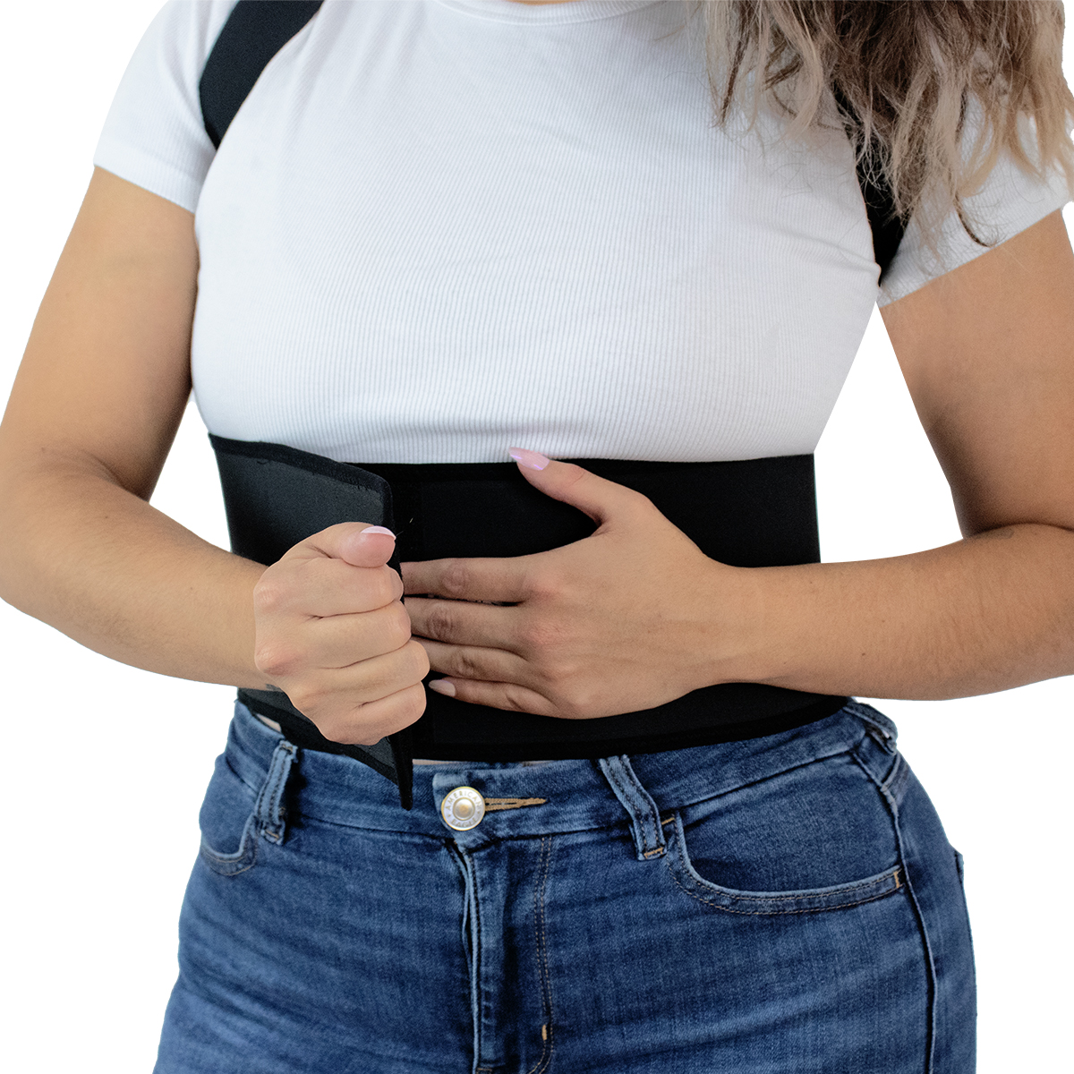 Corrector de Postura incluye Gel Frío o Caliente,Descanso muscular,Corrige Posición Encorvada Instant Posture Color Negro Unisex