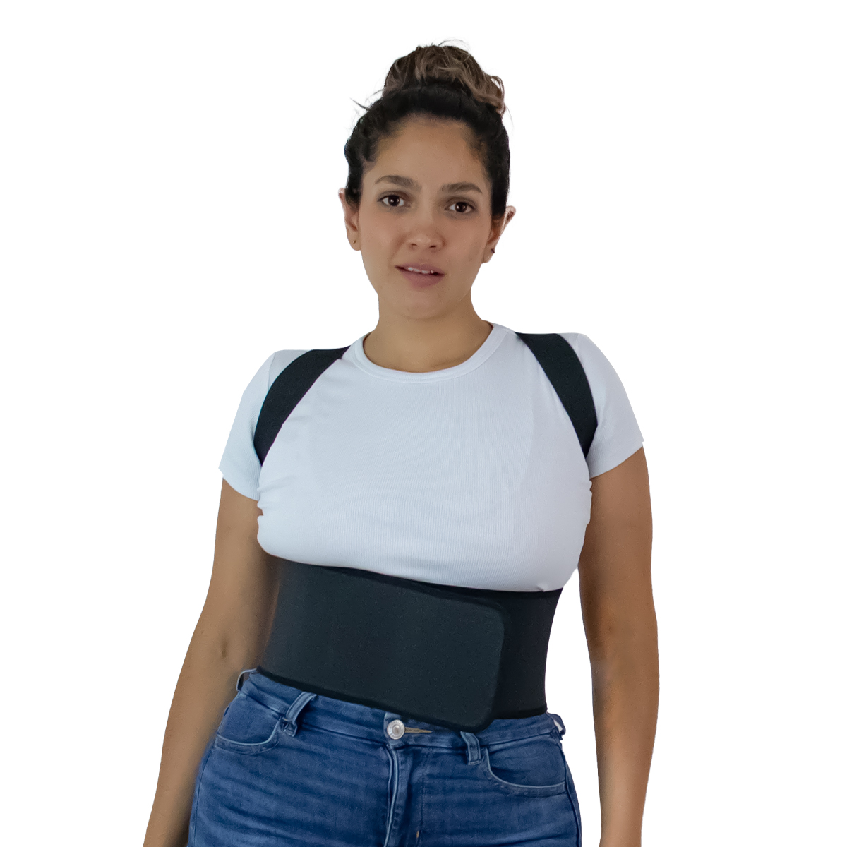 Corrector de Postura incluye Gel Frío o Caliente,Descanso muscular,Corrige Posición Encorvada Instant Posture Color Negro Unisex