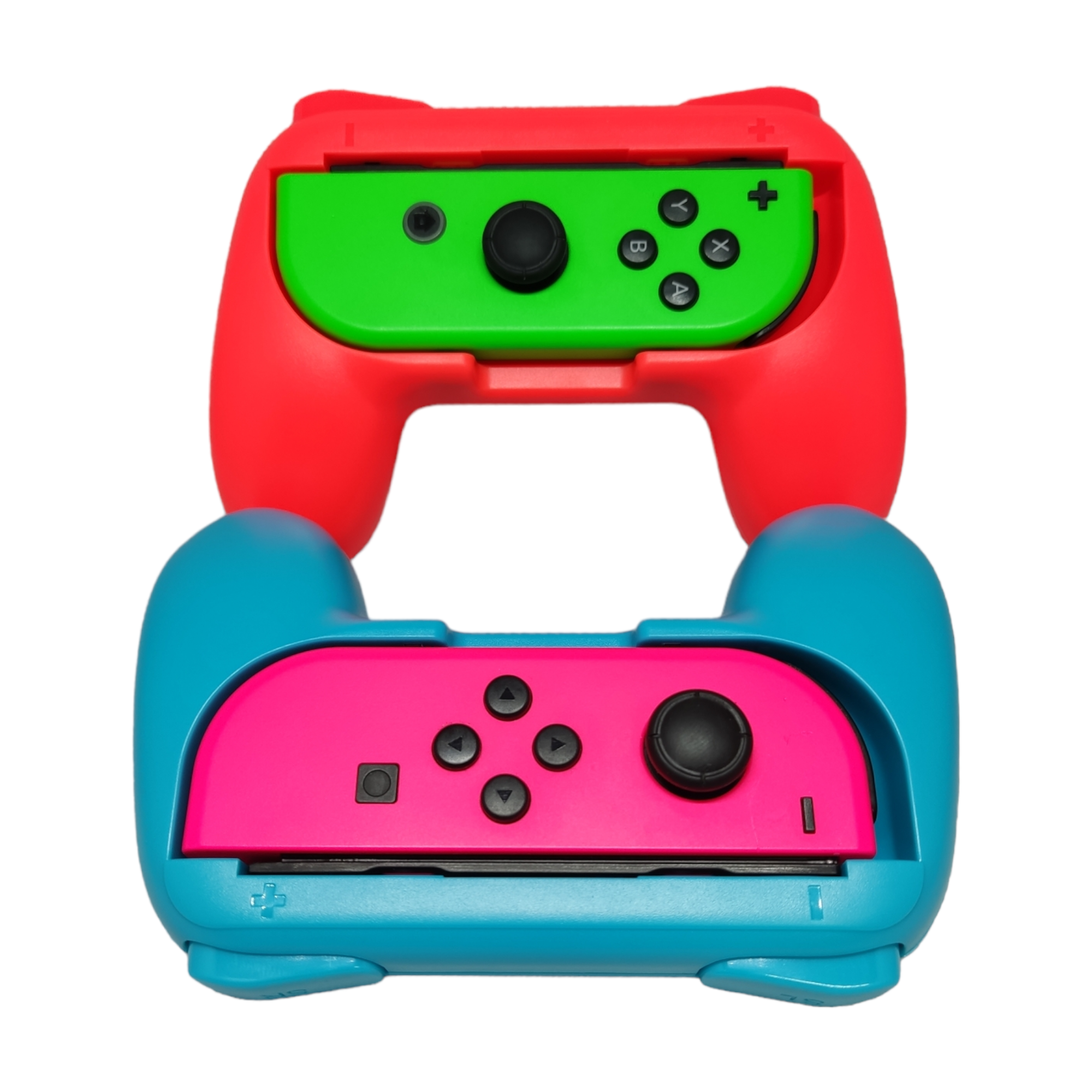 Grips para Joycon de Nintendo Switch rojo y azul Dobe