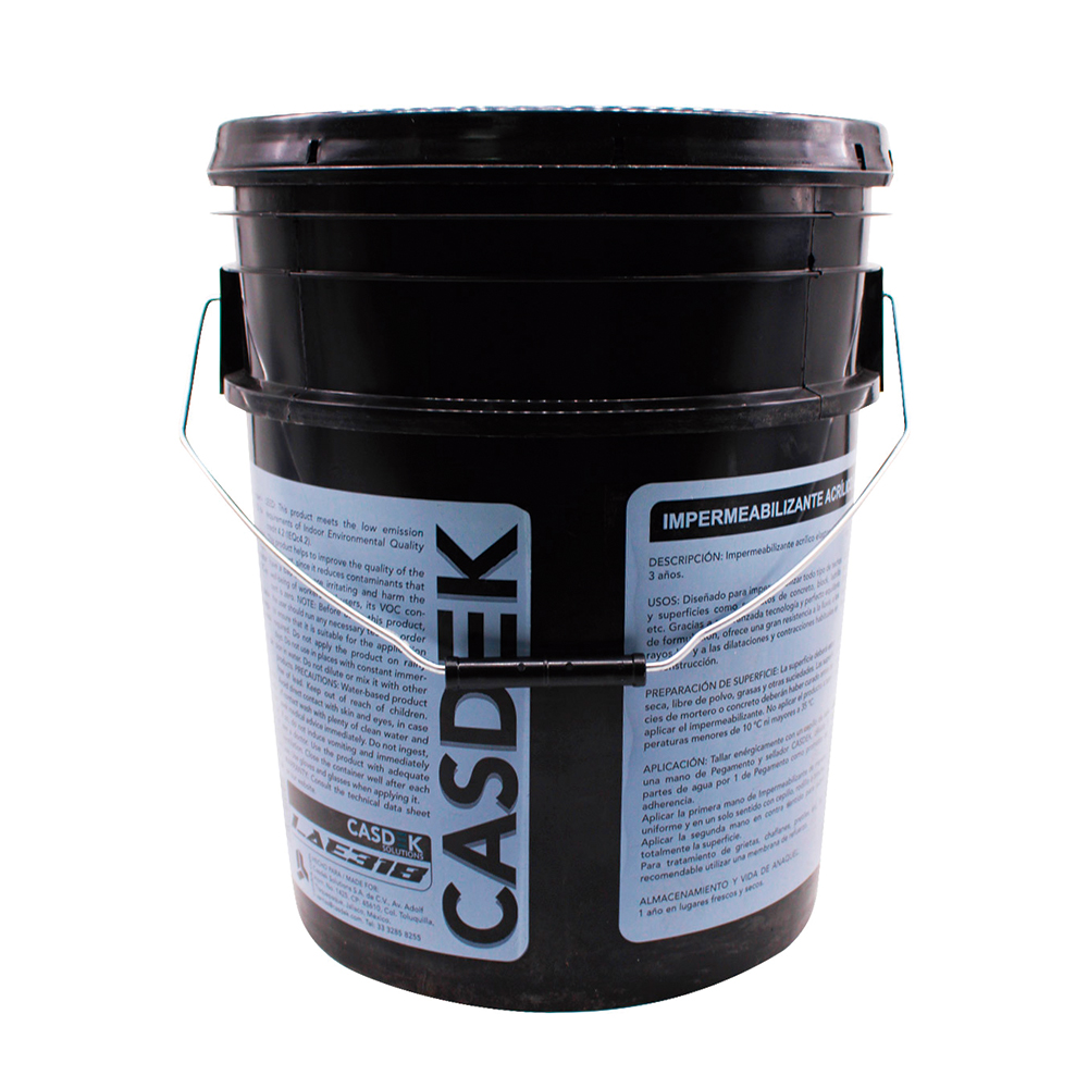 Impermeabilizante Acrilico Elastomérico De 3 Años CAS-IMEK3-18