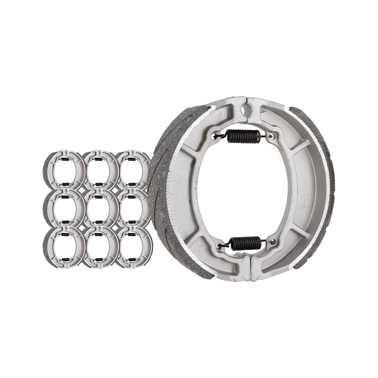 10 Balatas Freno Tambor Para Moto Ybr125 Italika Ds125/150