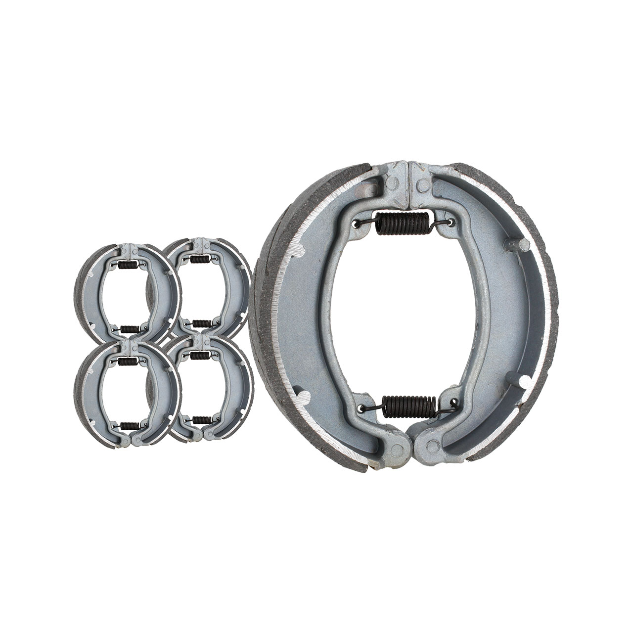 5 Balatas Freno Tambor Para Moto Italika Ft150 Ft125 Rc150