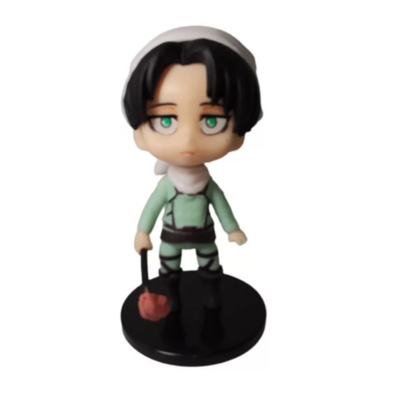 Kit De 6 Figuras De Attack On Titan Juguetes Muñecos Anime