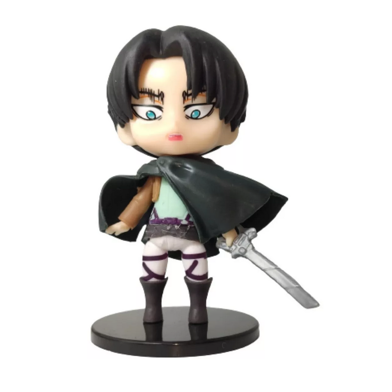 Kit De 6 Figuras De Attack On Titan Juguetes Muñecos Anime