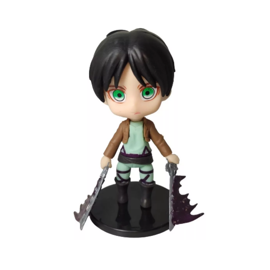 Kit De 6 Figuras De Attack On Titan Juguetes Muñecos Anime