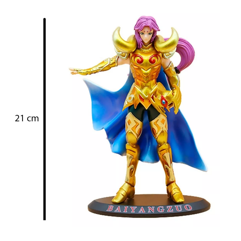 Juguete Muñeco Figura Caballeros del Zodiaco Aries Anime.