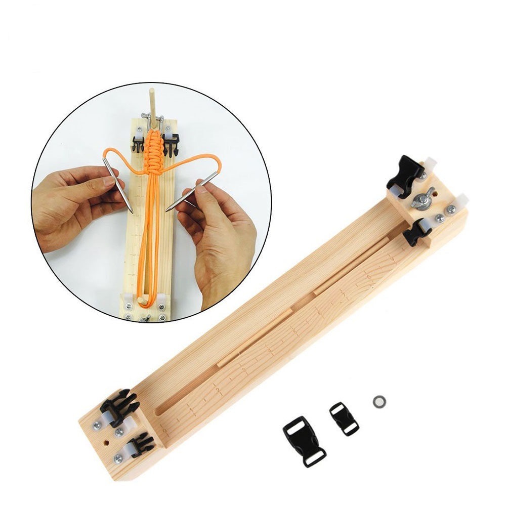 Base Tabla Jig herramienta para Tejer Brazaletes y pulseras Paracord