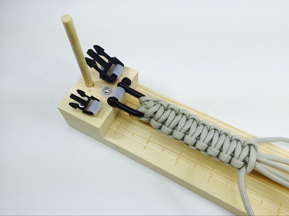 Base Tabla Jig herramienta para Tejer Brazaletes y pulseras Paracord