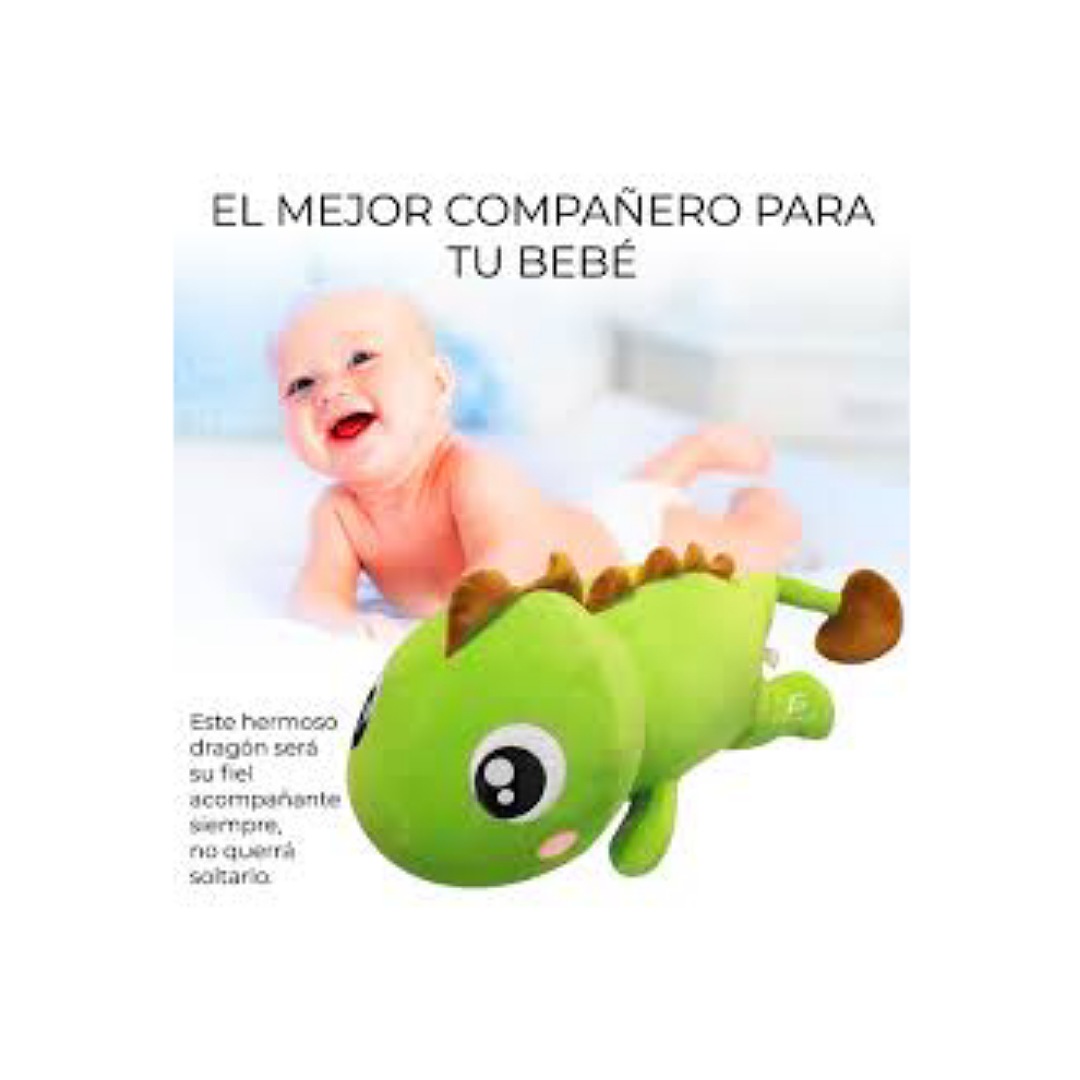 Peluche Dragon De Bebe Largo 80cm Super Suavecito