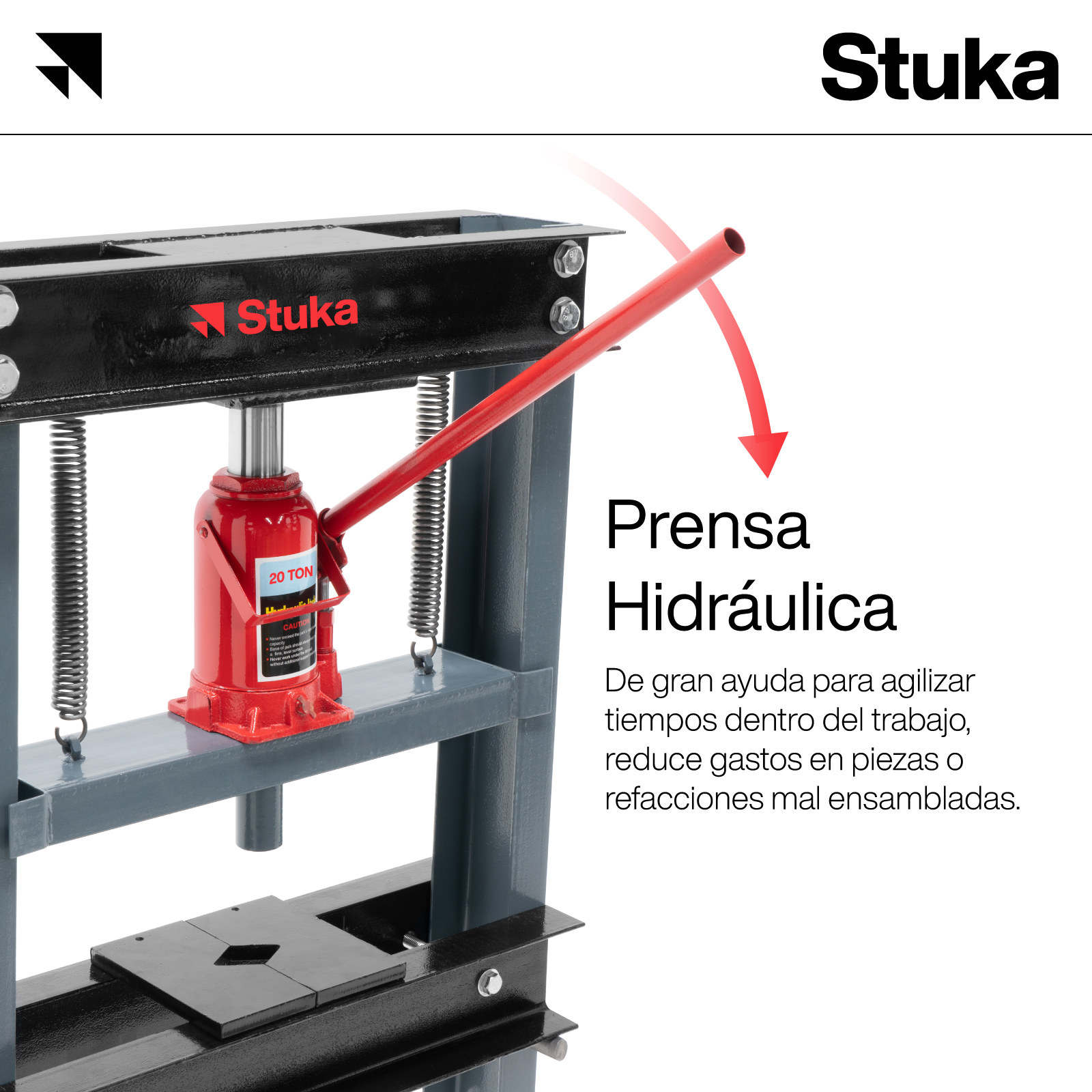 Prensa Hidraulica 20 Toneladas Gutstark Industrial