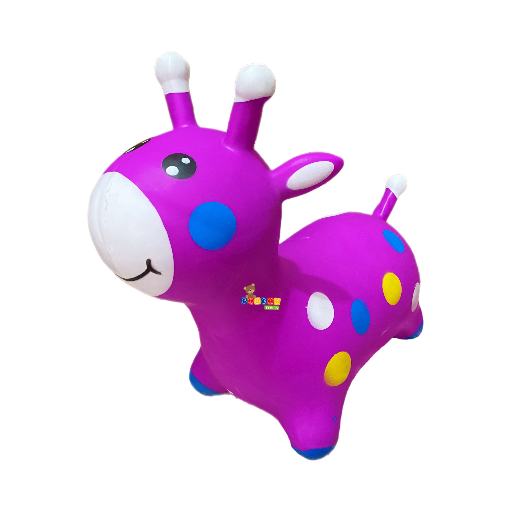 Montable Jirafa Brincolín Con Luz Y Sonido Niños