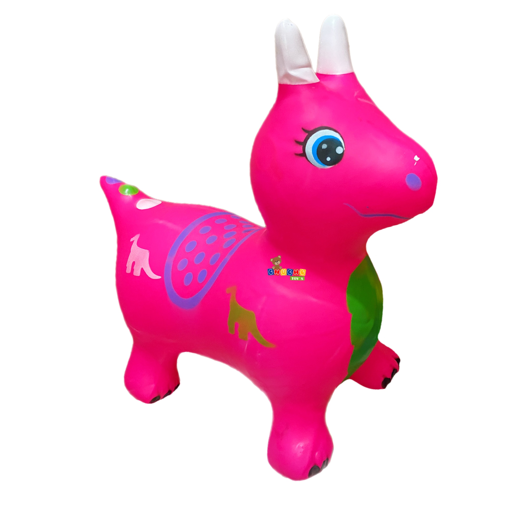 Montable Dinosaurio Brincolín Con Luz Y Sonido Niños