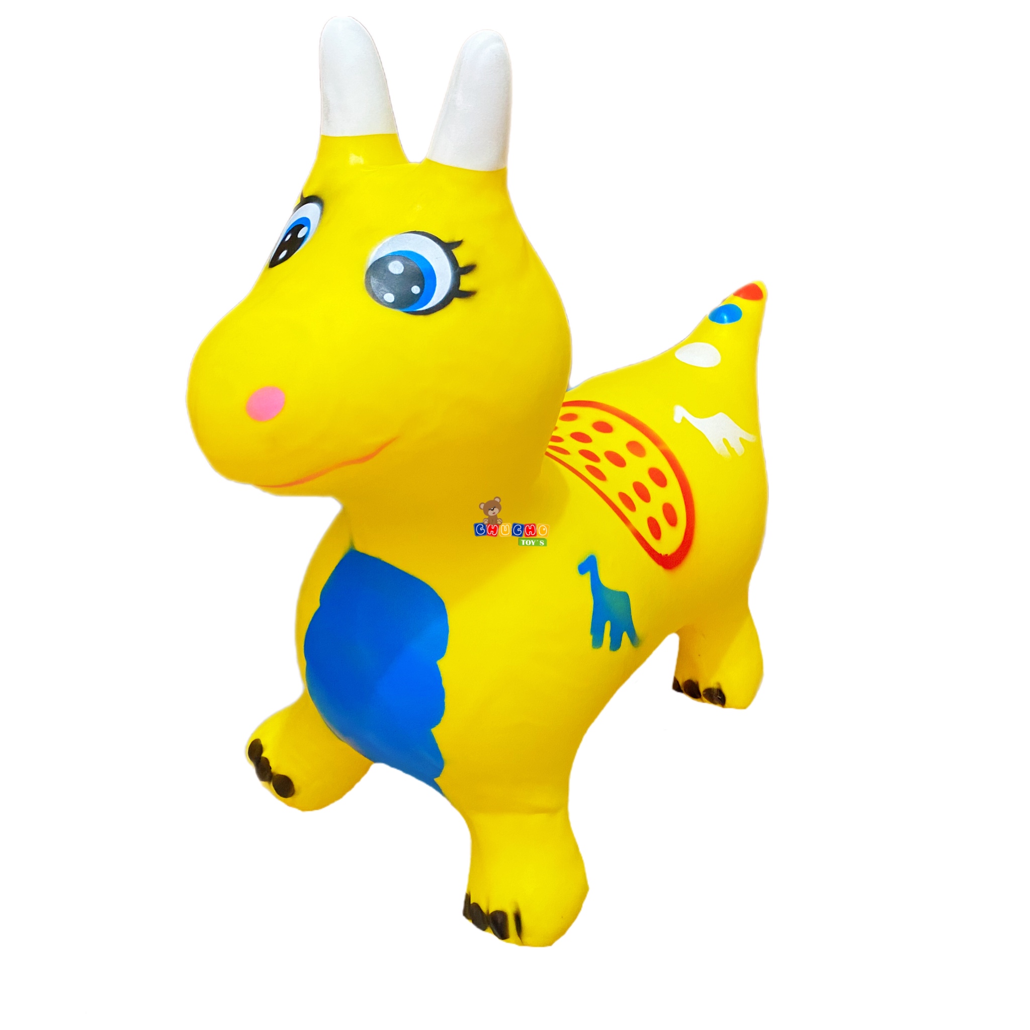 Montable Dinosaurio Brincolín Con Luz Y Sonido Niños