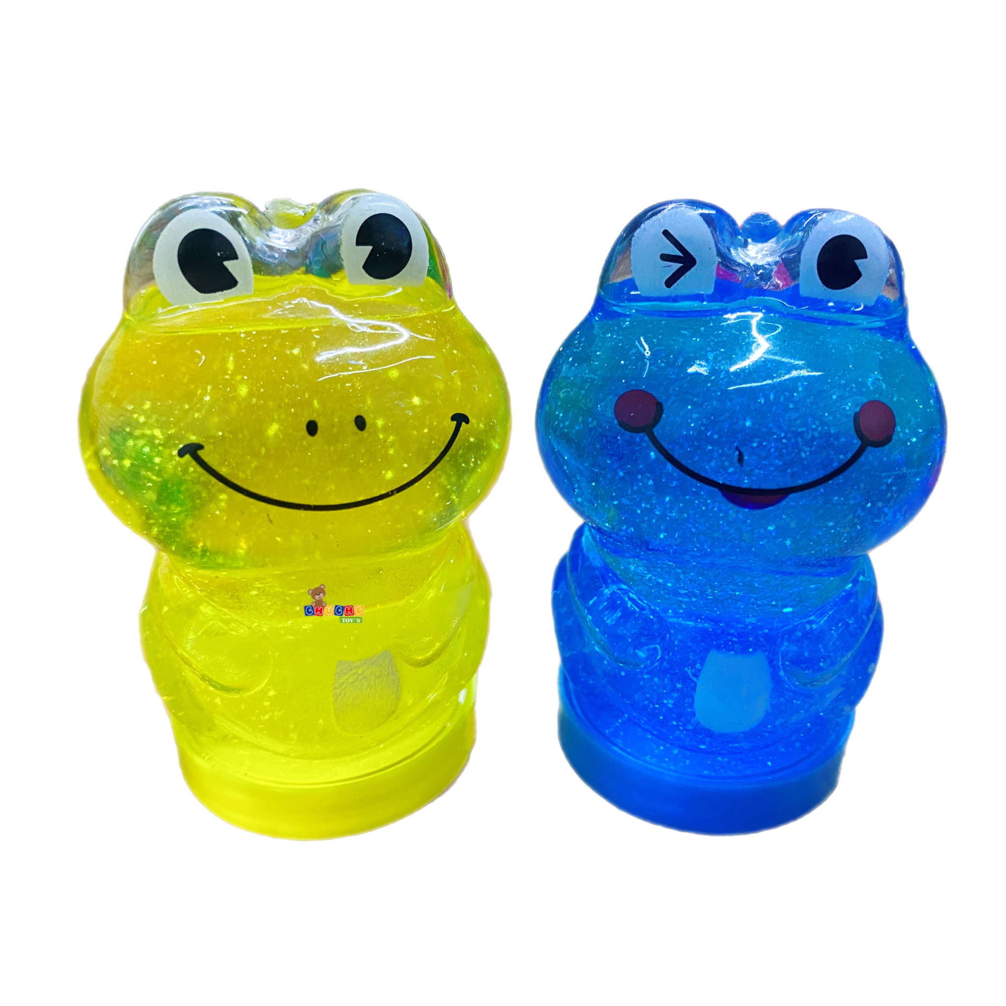 Slime Ranita Moco Gorila Brillos Caja Con 24pz