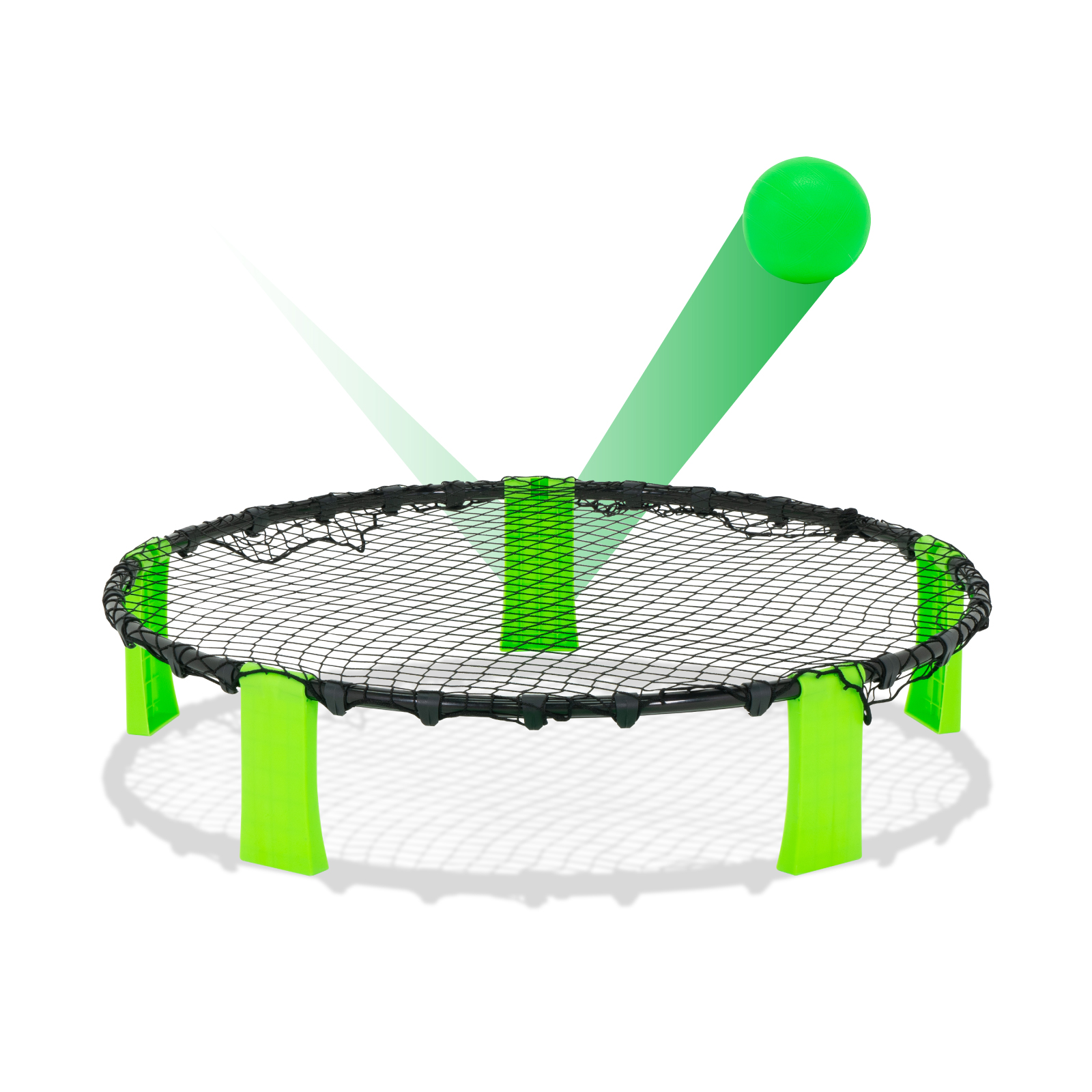 Red de Juego de Pelotas 36 Pulgadas Juego de Red Redonda con 3 Pelotas + Bolsa de Transporte para Jugar en Interiores y Exteriores