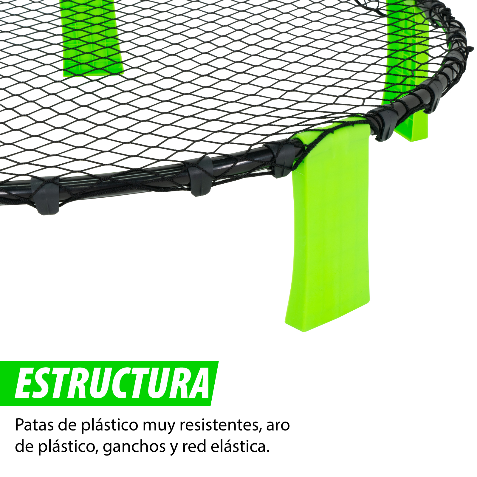 Red de Juego de Pelotas 36 Pulgadas Juego de Red Redonda con 3 Pelotas + Bolsa de Transporte para Jugar en Interiores y Exteriores