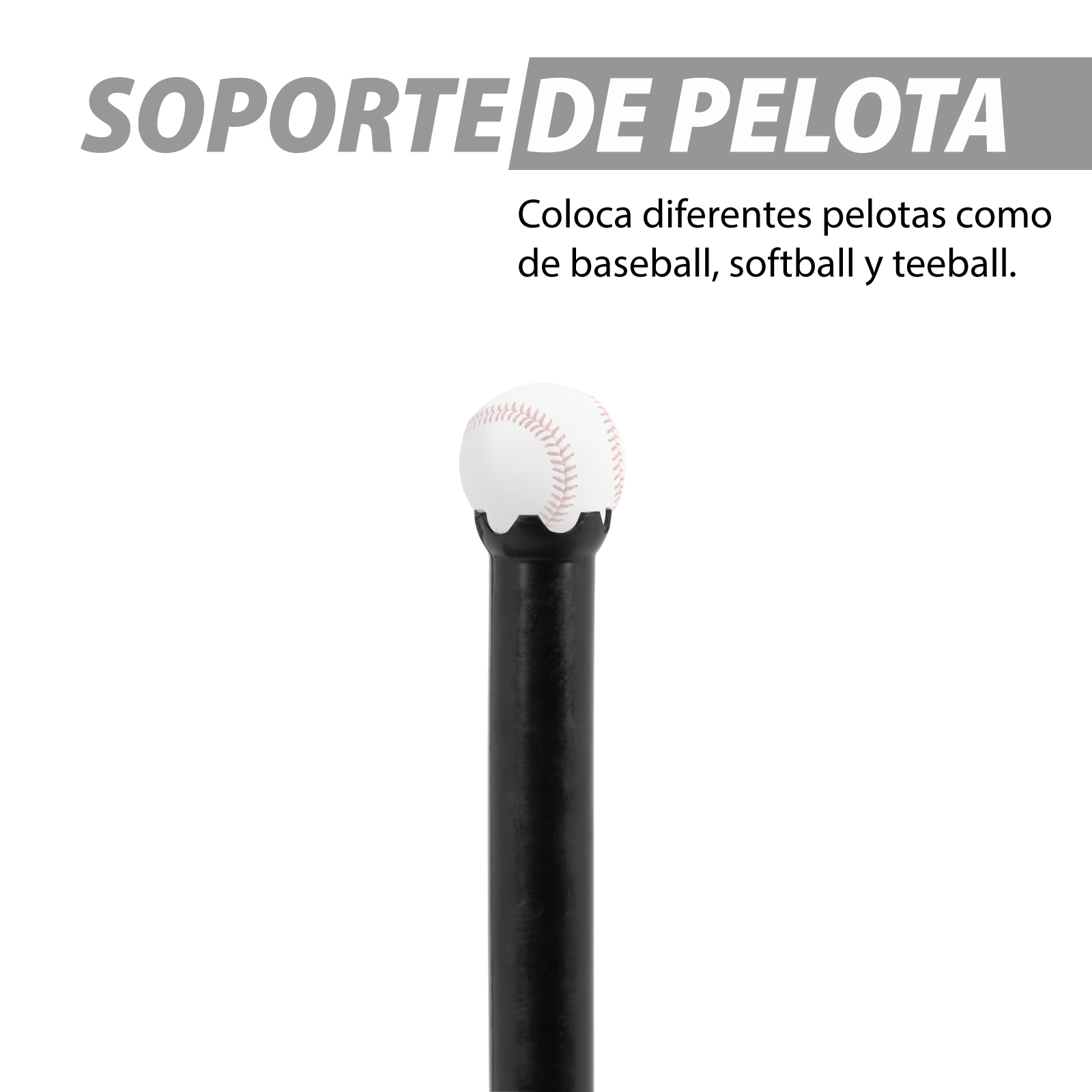 Camiseta De Bateo Juvenil de Béisbol para práctica de bateo de béisbol, teeball y Softball con 5 posiciones ajustables
