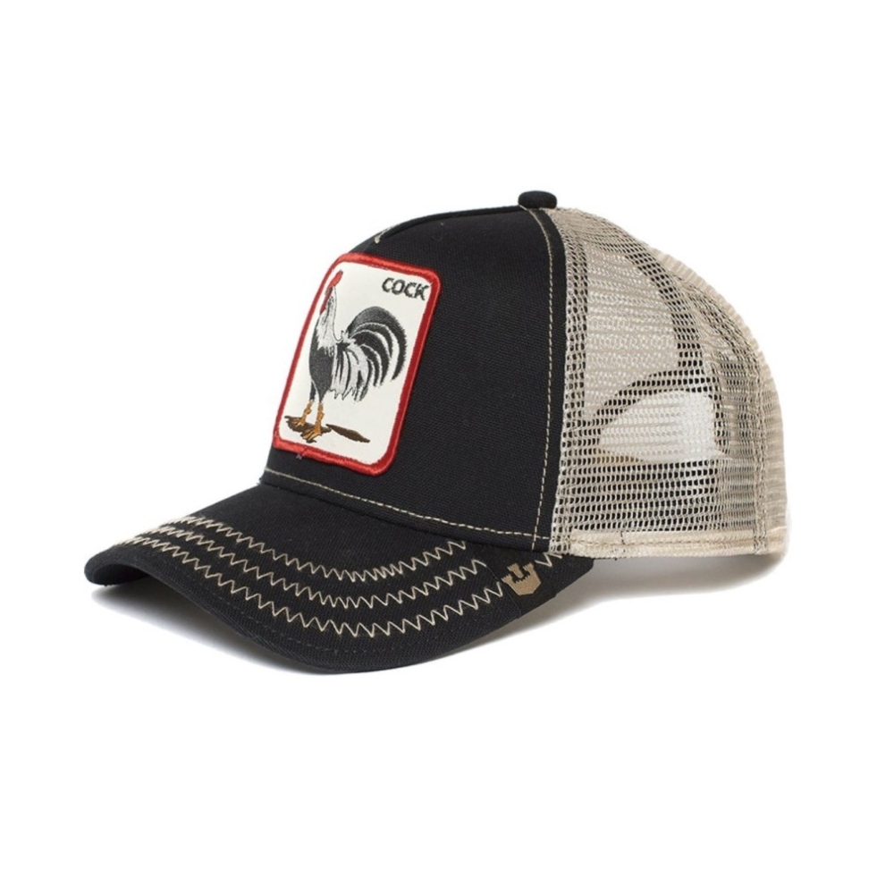 GORRA GOORIN BROS COCK/GALLO NEGRA 625497880 100% ORIGINAL 