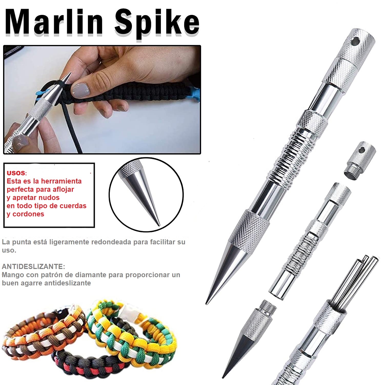 Aguja Spike Marlyn Herramienta Paracord Para Brazaletes