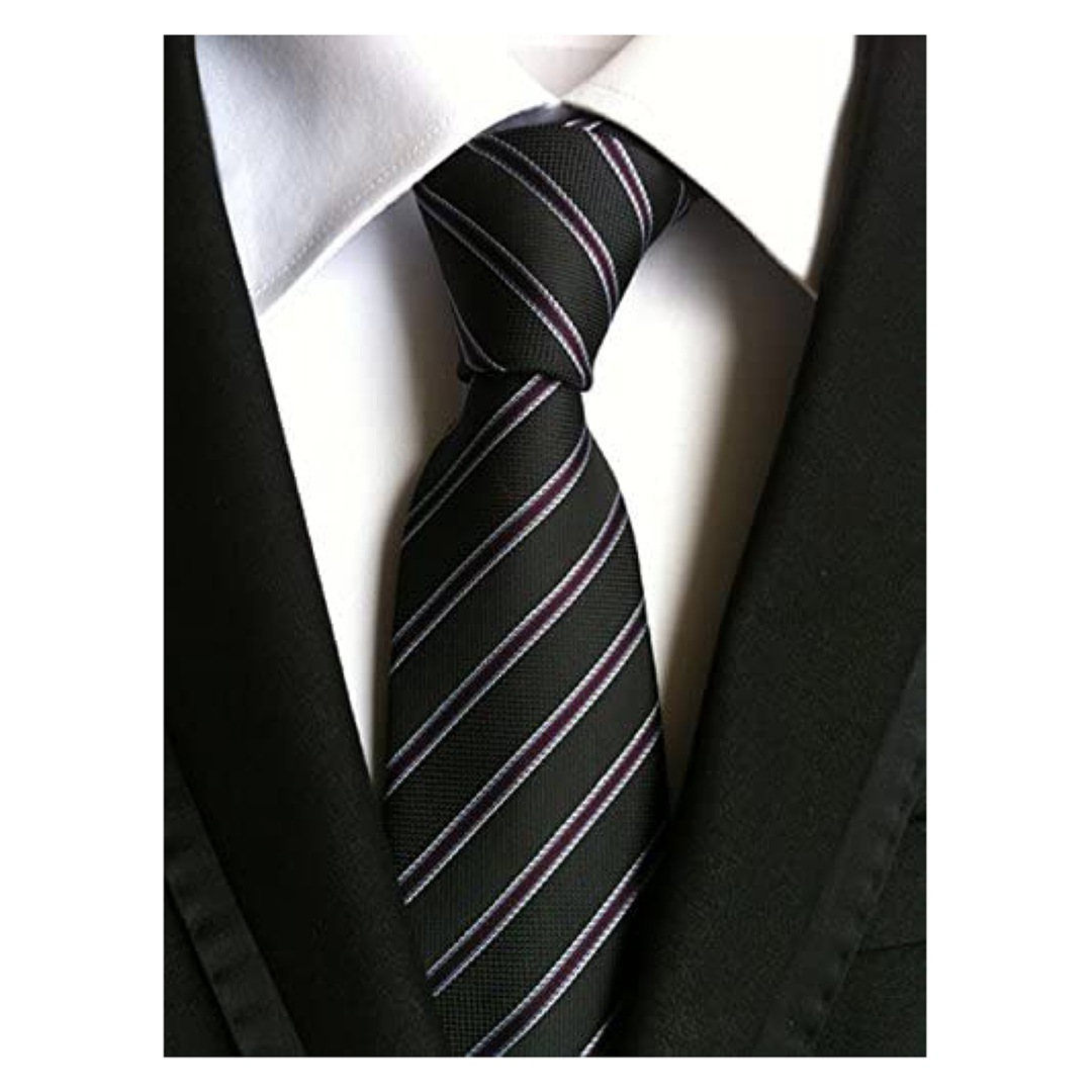 Lote de 6 corbatas clásicas de seda para hombre