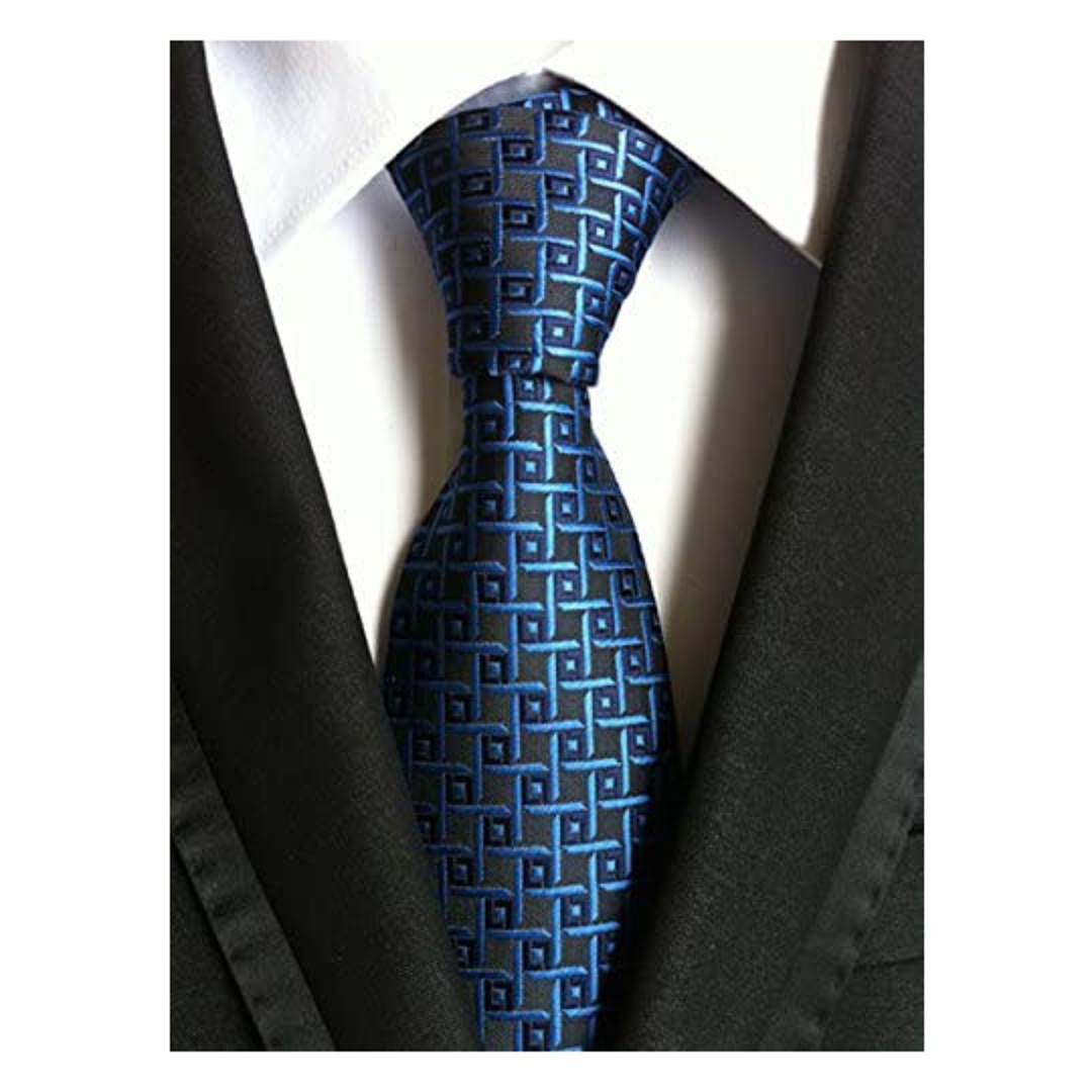 Lote de 6 corbatas clásicas de seda para hombre