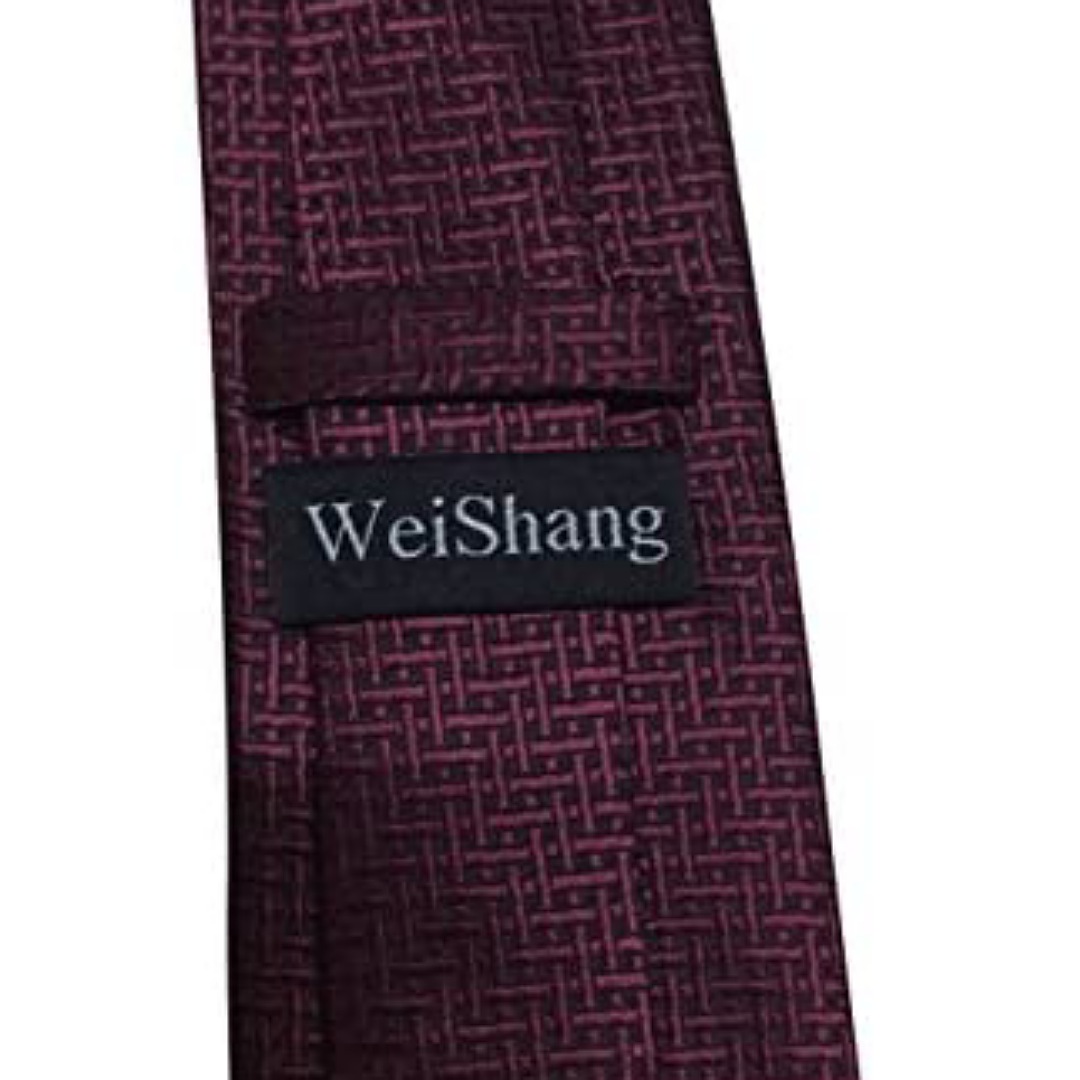 Lote de 6 corbatas clásicas de seda para hombre