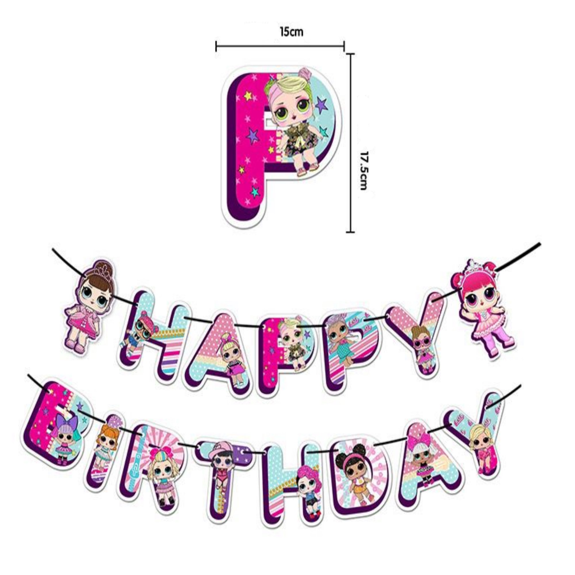 Globos De Cumpleaños Decoración Kit De Fiesta LOL