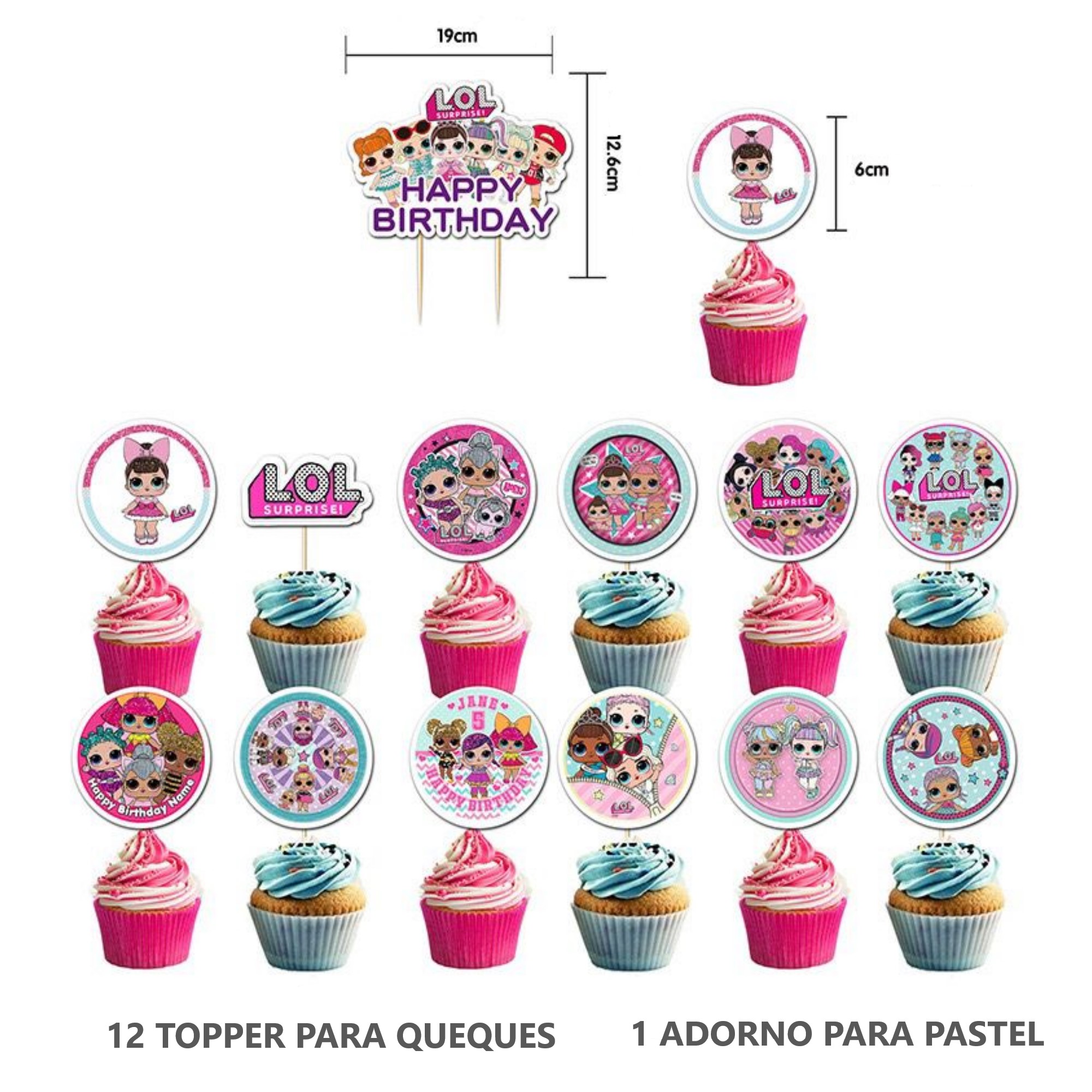 Globos De Cumpleaños Decoración Kit De Fiesta LOL