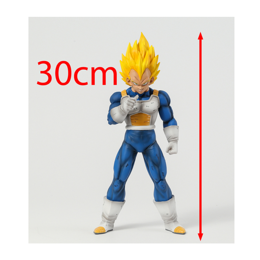 Juguete Muñeco Figura Vegeta SSJ Sonriendo Dragon Ball Z Anime 30 CM